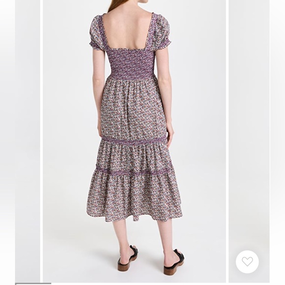 NWT OPT (one pretty thing/o.p.t.) shirred dress in size M - Picture 2 of 6